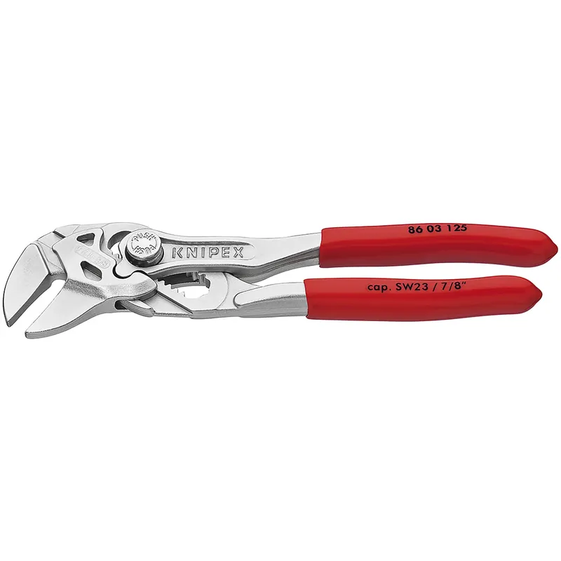 5 In. Chrome Vanadium Steel Smooth Jaw Mini Pliers Wrench