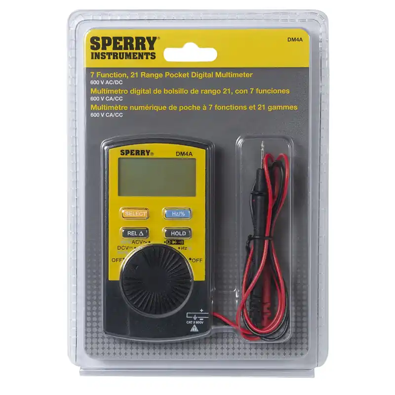 200mv/2/20/200/1000 Vac/vdc Digital Multimeter With Automatic Ranging