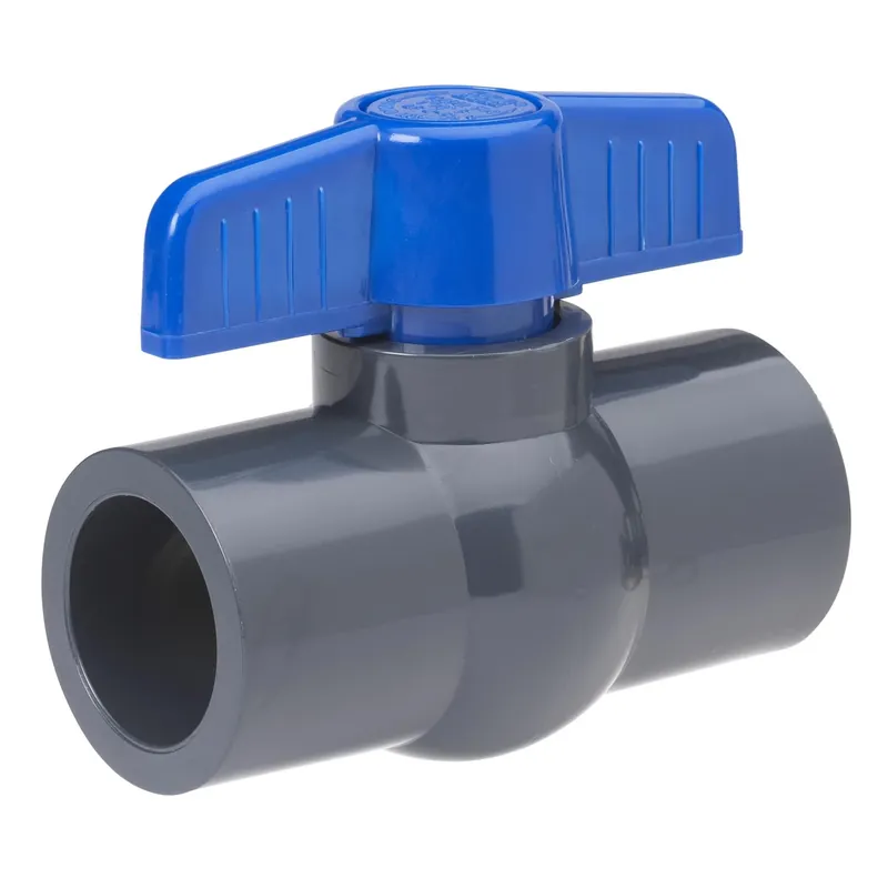 1-1/4 In. Pvc Slip Ball Valve Full Port, Model Vbvp80e6
