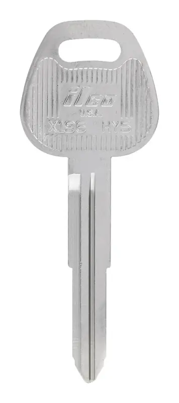 Traditional Key Automotive Key Blank Double For Hyundai Silver