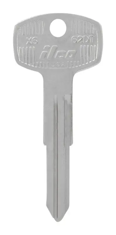 Traditional Key Automotive Key Blank Double For Subaru Silver