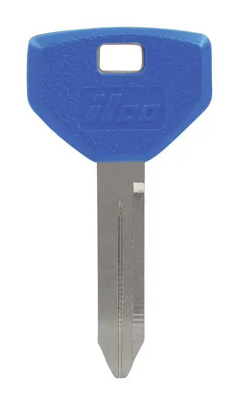 Colorplus Traditional Key Automotive Key Blank Double For Chrysler Blue/silver