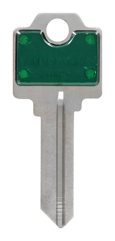 Colorplus Traditional Key House/office Key Blank Single Green