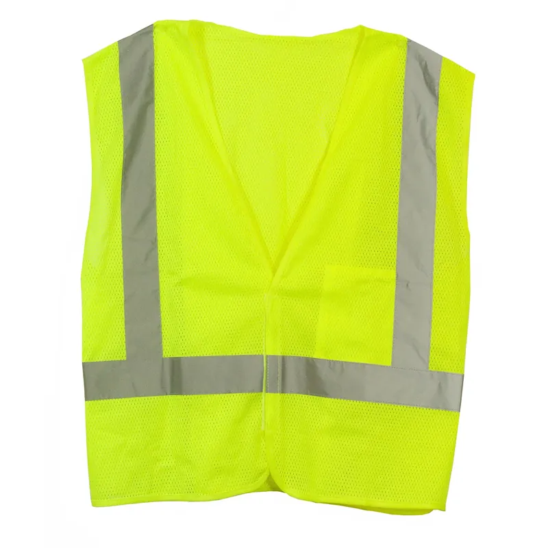 Ansi Ci Ii Reflective Safety Vest Green One Size Fits All