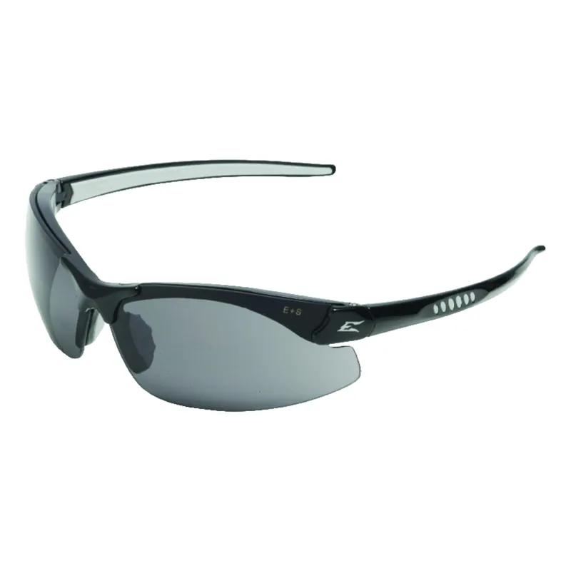 Zorge G2 Gloss Black Frame Safety Glasses With Smoke Lenses