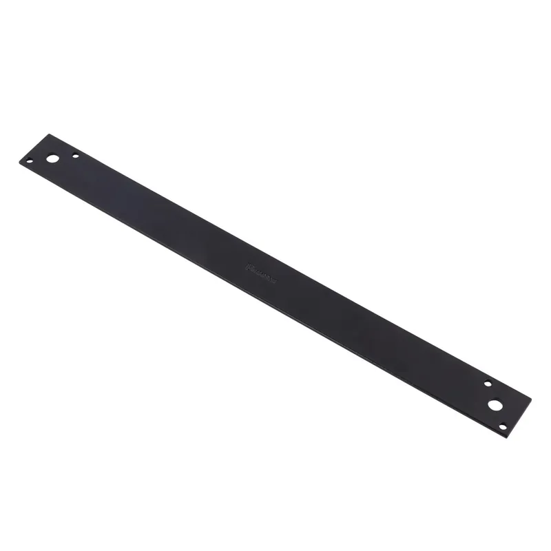17 In. H X 1.5 In. W X 1/8 In. D Black Steel Strap Brace