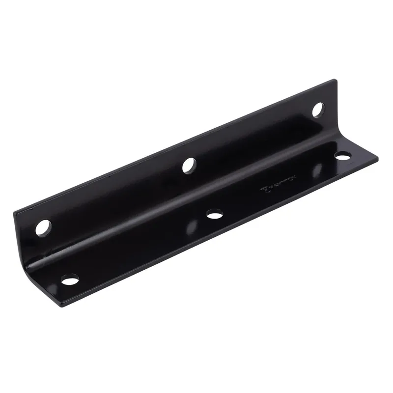 1.6 In. H X 9 In. W X 1/8 In. D Black Steel Inside/outside Corner Brace