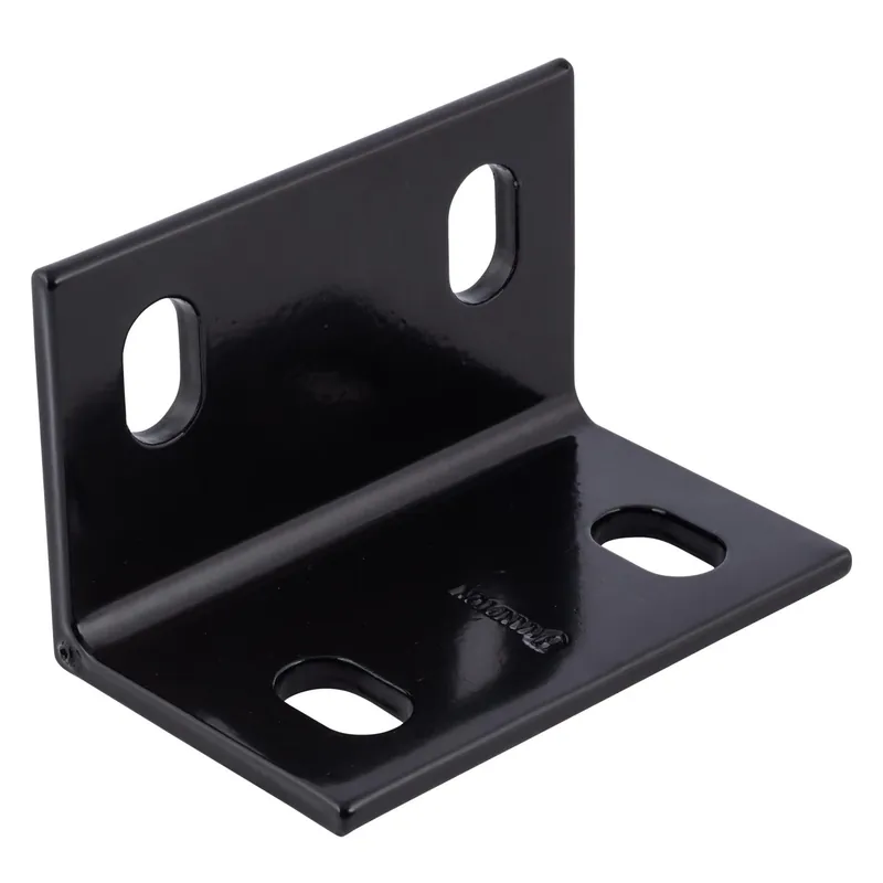 4.62 In. H X 3 In. W X 1/4 In. D Black Steel Inside/outside Corner Brace