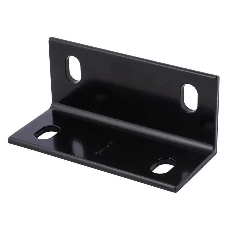 6.62 In. H X 3 In. W X 1/4 In. D Black Steel Inside/outside Corner Brace