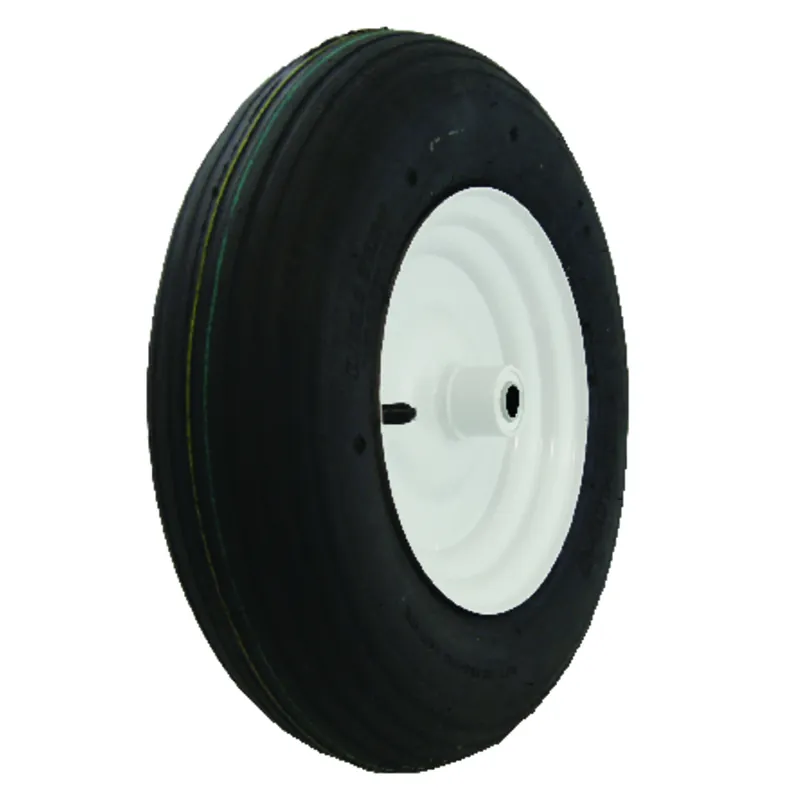 8 In. D X 16 In. D 500 Lb. Cap. Offset Wheelbarrow Tire Steel 1 Pk