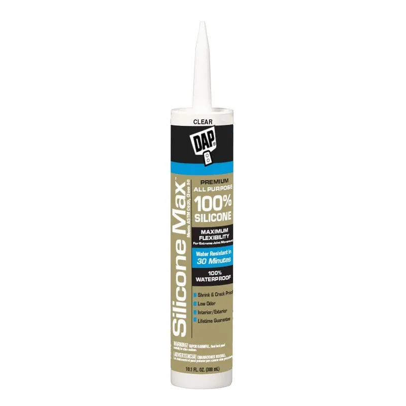 Silicone Max Premium All Purpose 100% Silicone, Clear, 10.1-oz.