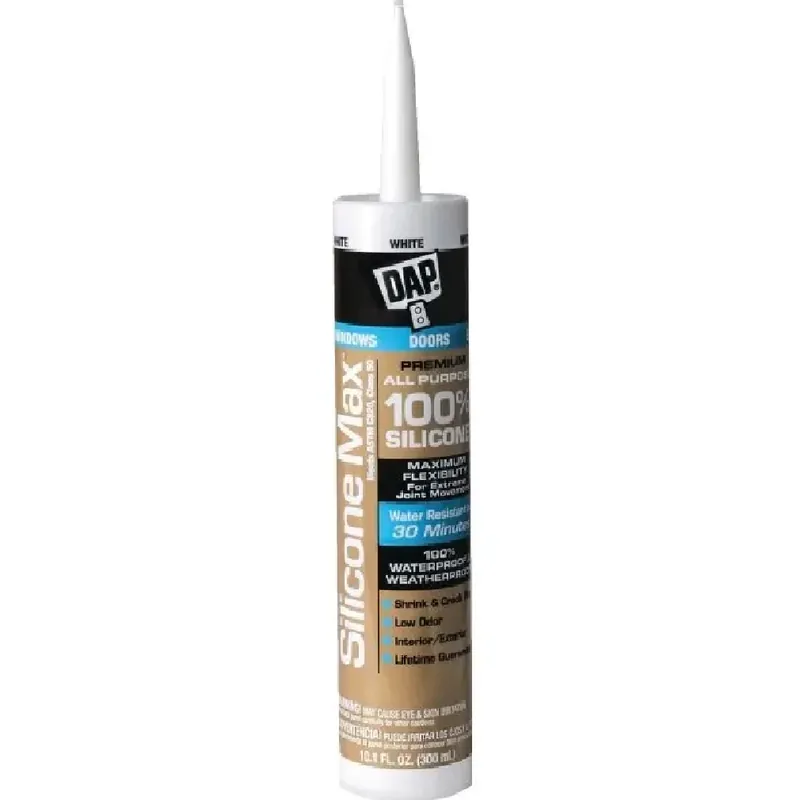 Silicone Max Premium All Purpose 100% Silicone, White, 10.1-oz.