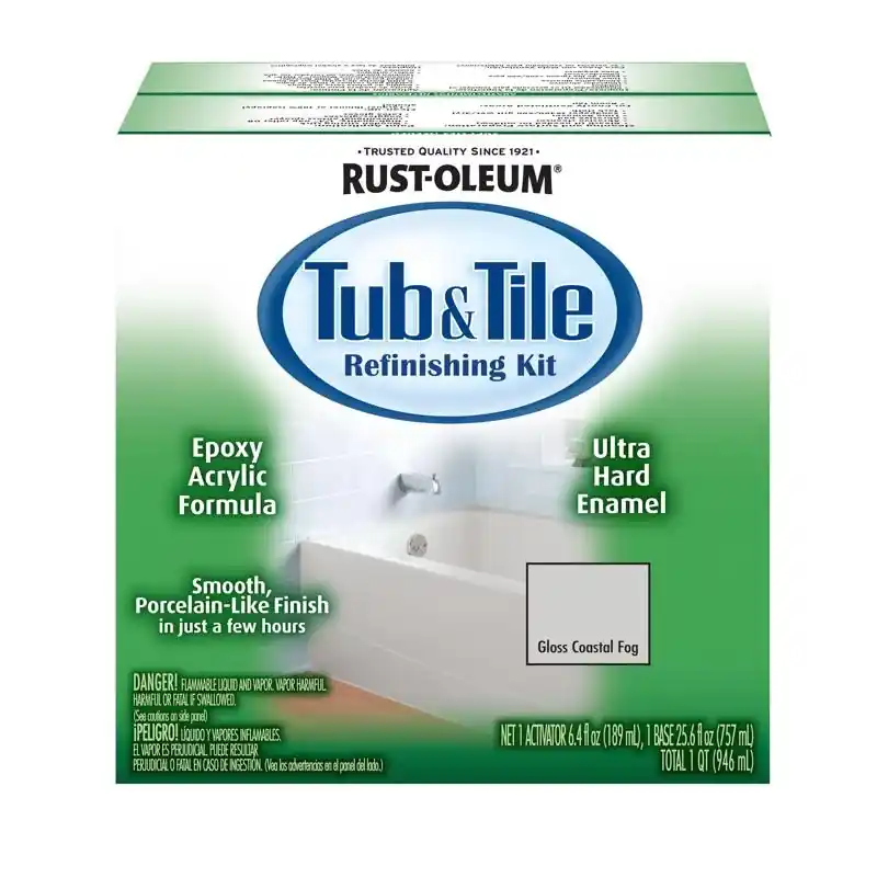 Specialty Gloss Coastal Fog Tub And Tile Refinishing Kit Interior 1 Qt