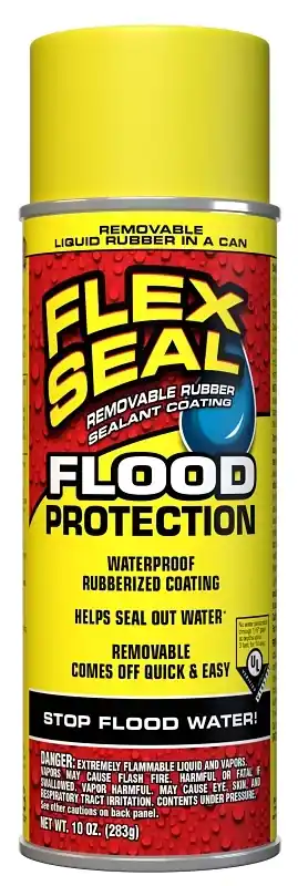 Flood Protection Yellow Rubber Spray Sealant 10 Oz