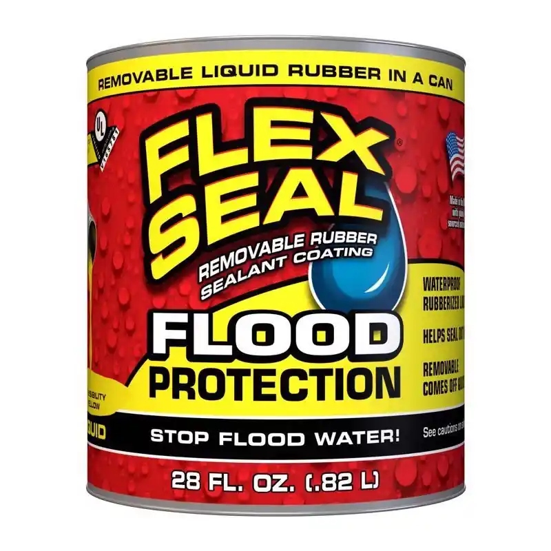 Flood Protection Yellow Liquid Rubber Sealant Coating 28 Oz