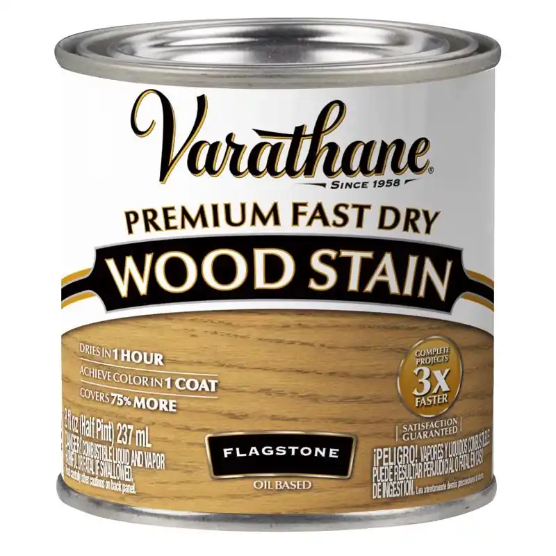 Flagstone Oil-based Fast Dry Wood Stain 0.5 Pint - Urethane Modified Alkyd