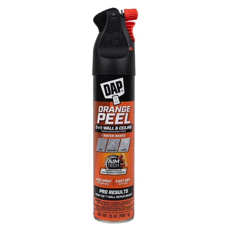2-in-1 Orange Peel Wall & Ceiling Texture Spray, Water Based, 25 Oz.