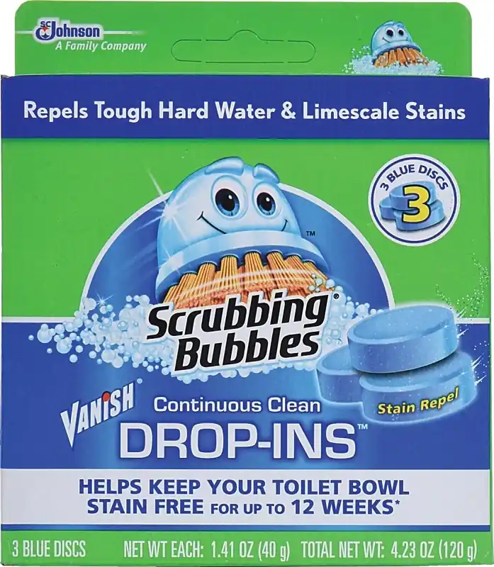 Drop-ins No Scent Toilet Bowl Cleaner 4.23 Oz Tablet