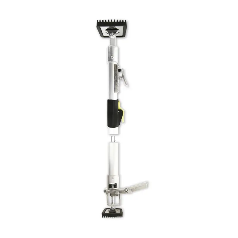 E-z Up 3.8 In. W X 12 Ft. L Black/gray Aluminum Dust Containment Pole
