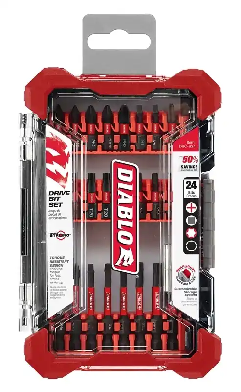 24-pc. Screwdriving Bit Set