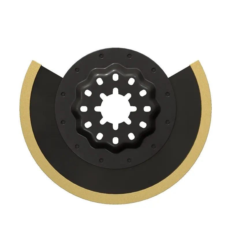 Starlock 3-3/8 In. X 3-3/8 In. W Carbide Grit Oscillating Grout Removal Blade Grout 1 Pk