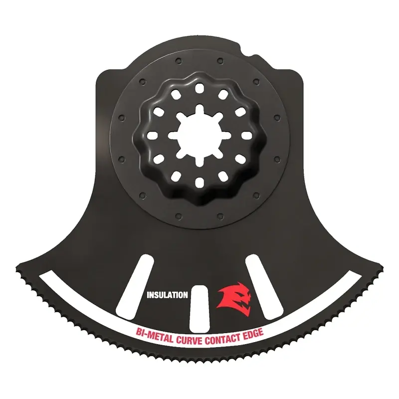 Bi-metal Oscillating Tool Insulation Blade, Starlock Fit, 3-1/2-in.