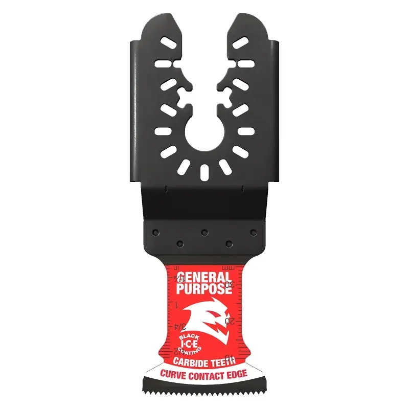 1-1/4 In. W Carbide Curved Contact Edge Oscillating Blade General Purpose Cuts 10 Pk