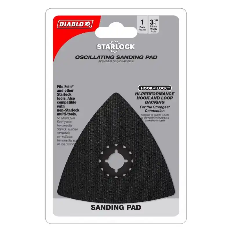 Starlock 3-3/4 In. W Rubber Oscillating Sanding Pad 1 Pk