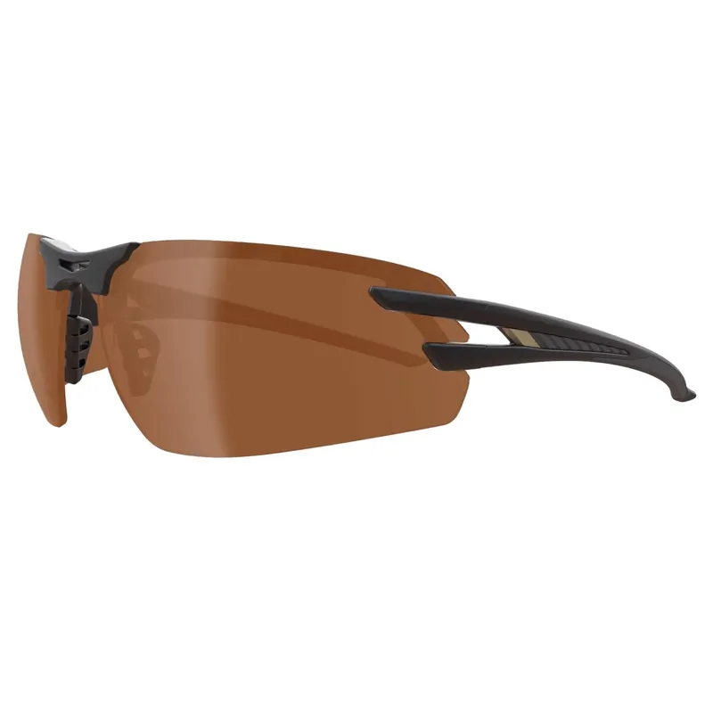 Edge Salita Anti-fog Vapor Shield Safety Glasses Copper Lens Black Frame 1 Pk