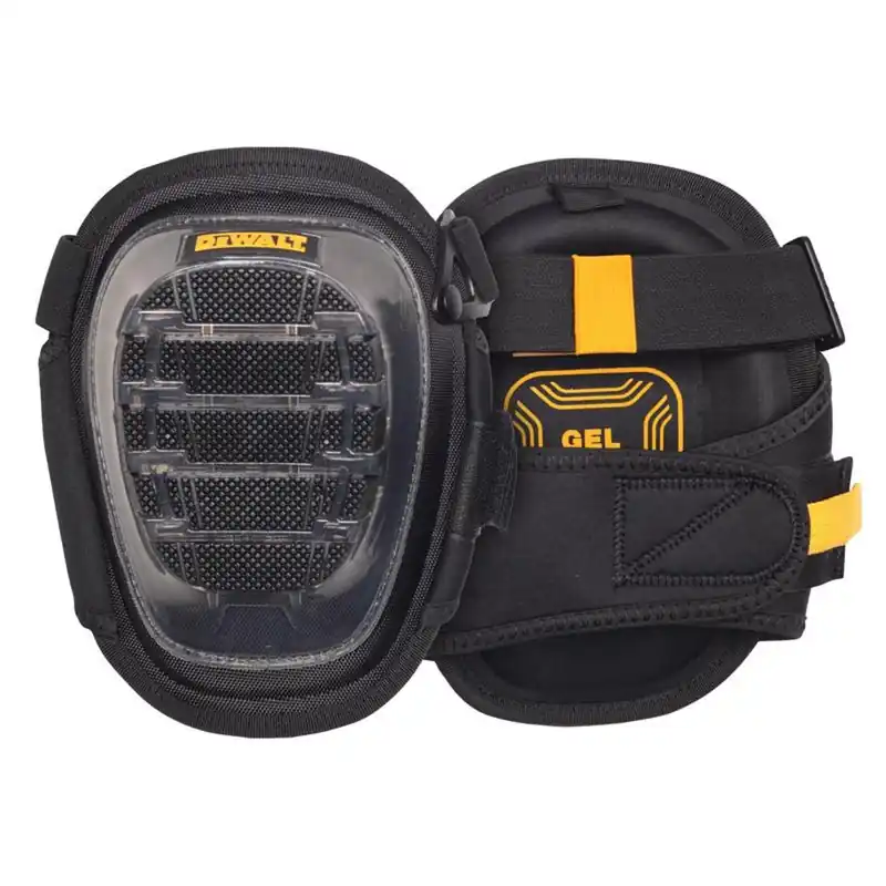 9.3 In. L X 7.25 In. W Gel/thermoplastic Elastomers Stabilized Knee Pads Black/yellow One Siz