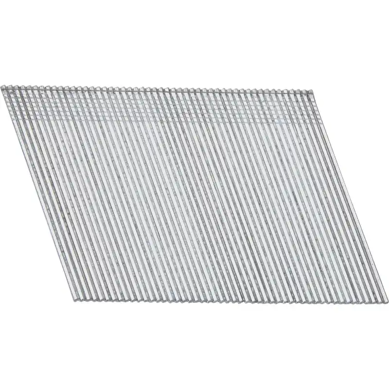 2 In. L X 16 Ga. Angled Strip Electro Galvanized Finish Nails 2000 Pk