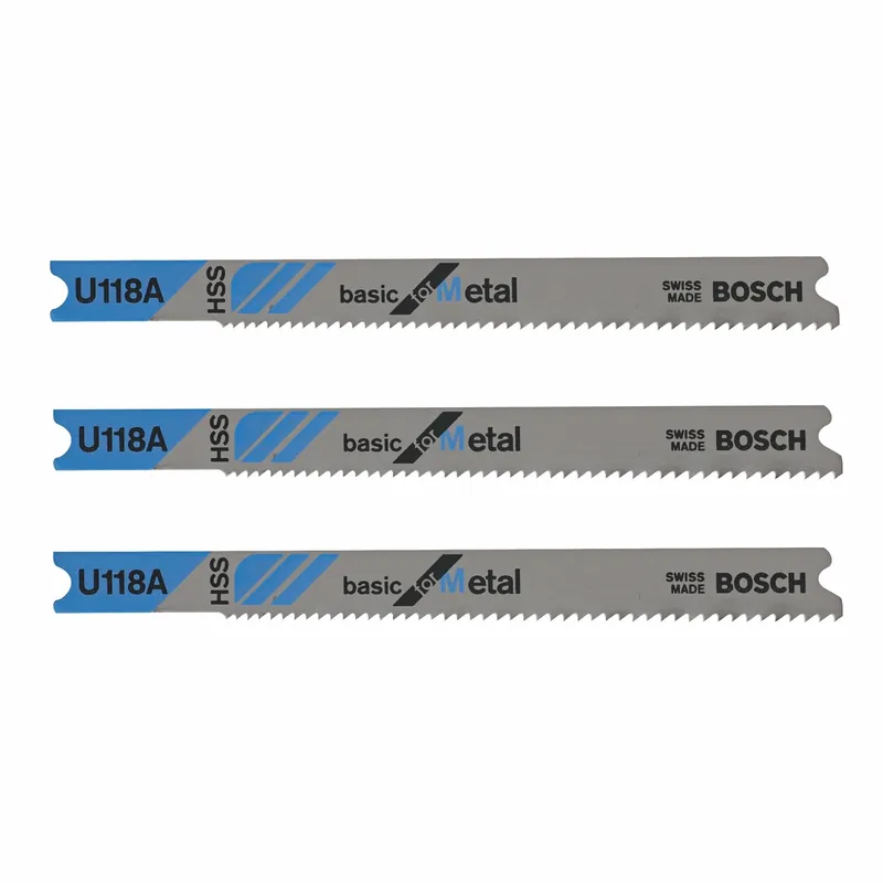 3-1/8 In. High Carbon Steel U-shank Wavy Set And Milled Jig Saw Blade 24 Tpi 3 Pk