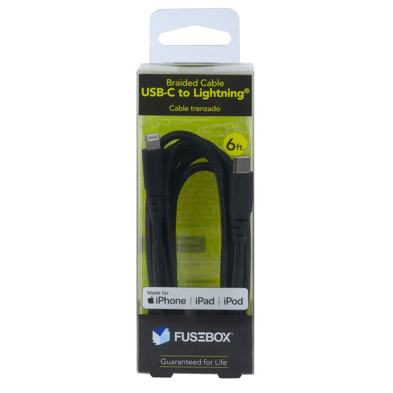 Usb-c To Lightning Charging Cable, 6 Ft.