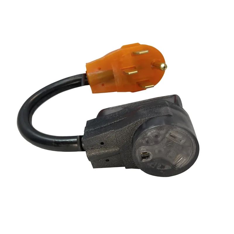 Color Connect 10/3 Sjtw 125 V 12 In. L Outdoor Adapter Cord
