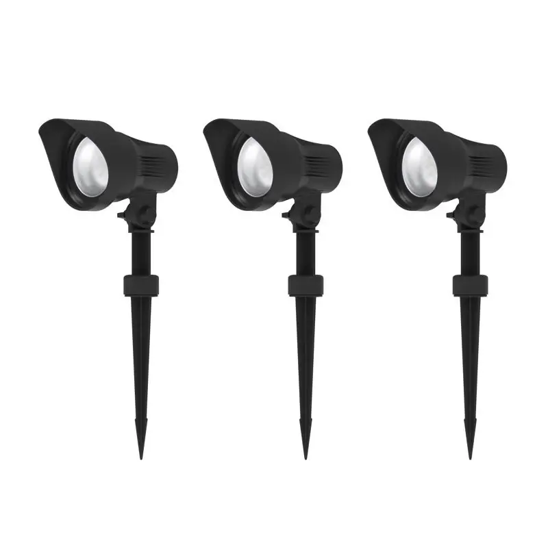 Black Low Voltage 12 W Led Pathway Light 3 Pk