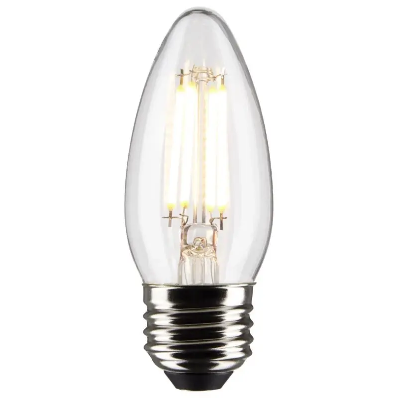 B11 E26 (medium) Filament Led Bulb Soft White 40 Watt Equivalence 2 Pk