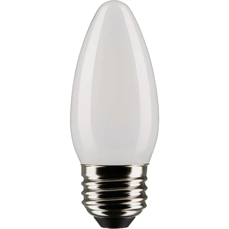 B11 E26 (medium) Filament Led Bulb Warm White 40 Watt Equivalence 2 Pk