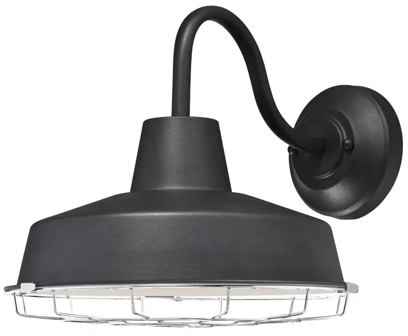 Academy 1-light Textured Black Wall Sconce, Model 6131300, Led
