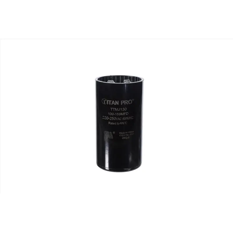 130-158 Mfd 250 Volt Round Start Capacitor - Model Ttmj130