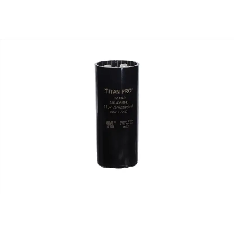 340-408 Mfd 125 Volt Round Start Capacitor Model Tmj340