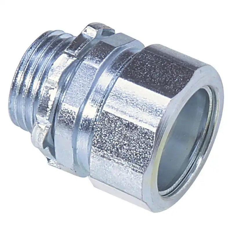 Proconnex 1 In. D Zinc-plated Steel Compression Connector For Rigid/imc 1