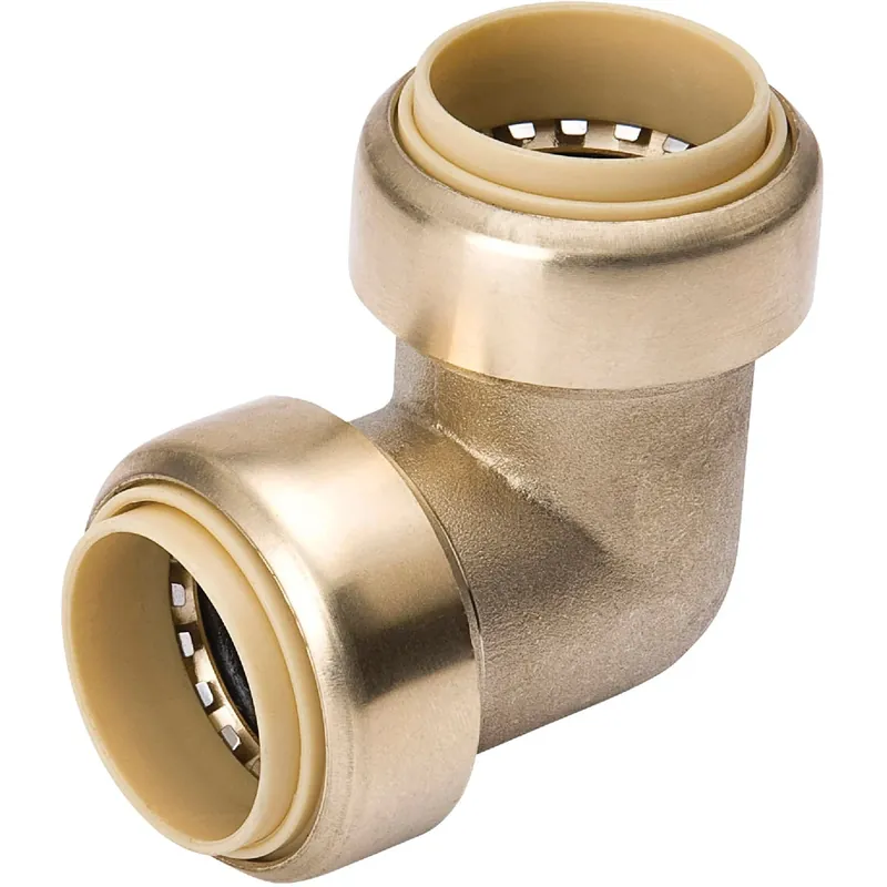 B&k Proline Push To Connect 3/4 In. Ptc X 3/4 In. D Ptc Brass 90 Degree Elbow