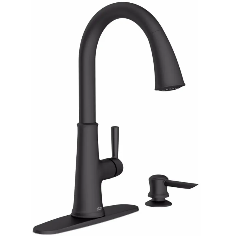 Maven One Handle Matte Black Pull-down Kitchen Faucet