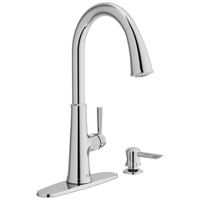 Maven One Handle Chrome Pull-down Kitchen Faucet