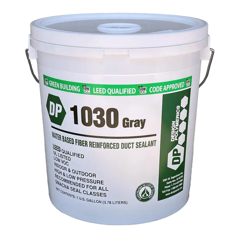 Gray Latex Duct Sealant 1 Gallon - High Heat & Moisture Resistant