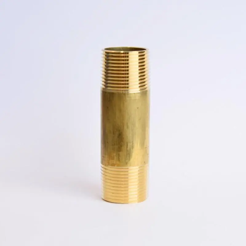 1 In. Mpt X 1 In. D Mpt Red Brass Nipple, 4 In. Length, Ansi Certified