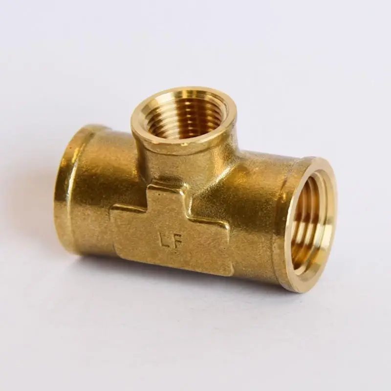 1/2 In. Fpt X 3/8 In. D Fpt Lead-free Brass Tee For Plumbing