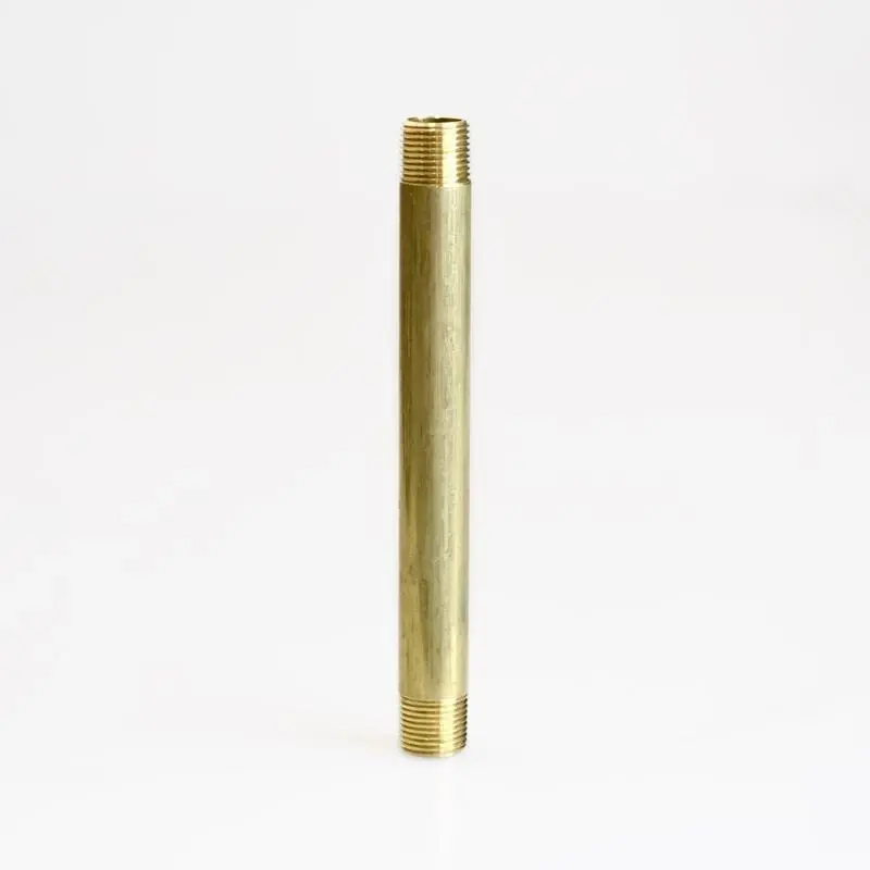 3/8 In. Mpt X 3/8 In. D Mpt Brass Nipple, 6 In. Length, Lead-free