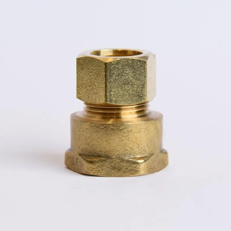 5/8 In. Compression X 3/4 In. D Fpt Lead-free Brass Coupling
