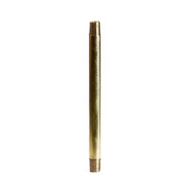 1/8 In. Mpt X 1/8 In. D Mpt Red Brass Nipple, 5 In. Length